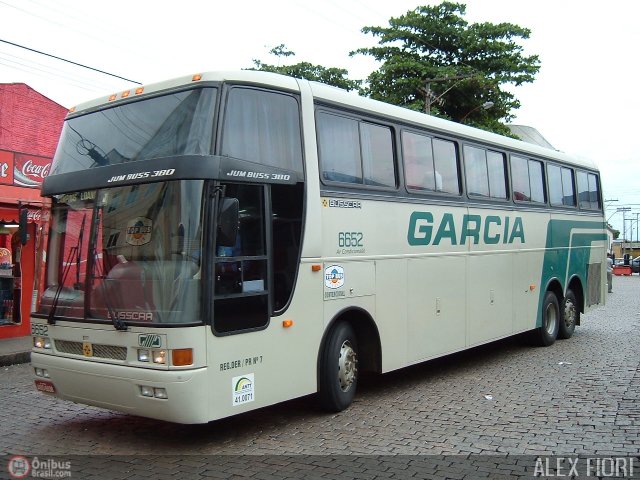 Viação Garcia 6652 na cidade de Campinas, São Paulo, Brasil, por Alex Fiori. Número da foto: #499693.