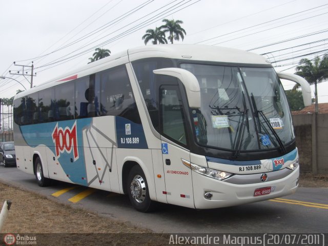 Auto Viação 1001 RJ 108.889 na cidade de Rio de Janeiro, Rio de Janeiro, Brasil, por Alexandre  Magnus. ID da foto: 500685.