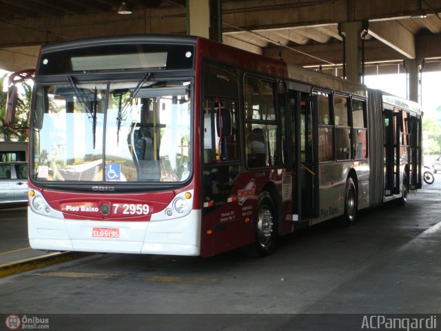 Viação Campo Belo 7 2959 na cidade de São Paulo, São Paulo, Brasil, por Antonio Carlos Pangardi. Número da foto: #501139.