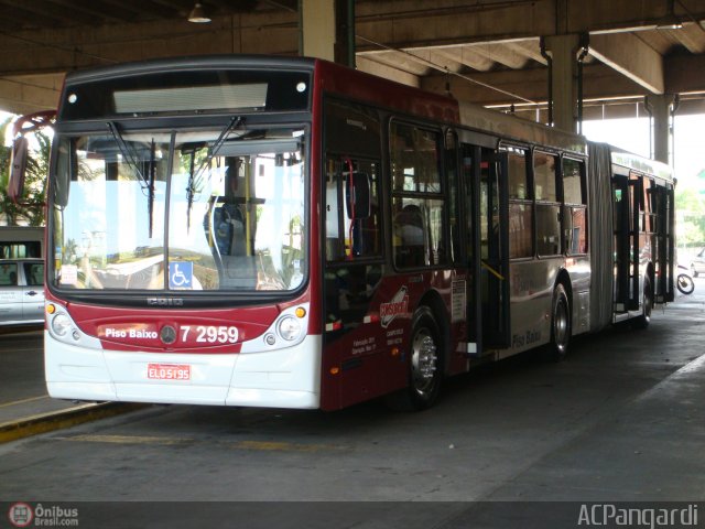 Viação Campo Belo 7 2959 na cidade de São Paulo, São Paulo, Brasil, por Antonio Carlos Pangardi. ID da foto: 501139.