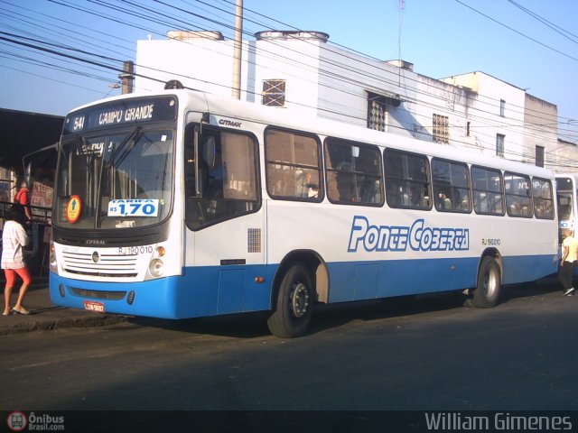 Viação Ponte Coberta RJ 190.010 na cidade de Rio de Janeiro, Rio de Janeiro, Brasil, por William Gimenes. Número da foto: #501835.