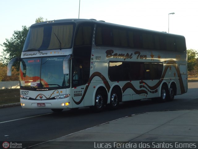 BampiTur - Bampi Transportes e Turismo 0327 na cidade de Palmas, Tocantins, Brasil, por Lucas Ferreira dos Santos Gomes. ID da foto: 503167.