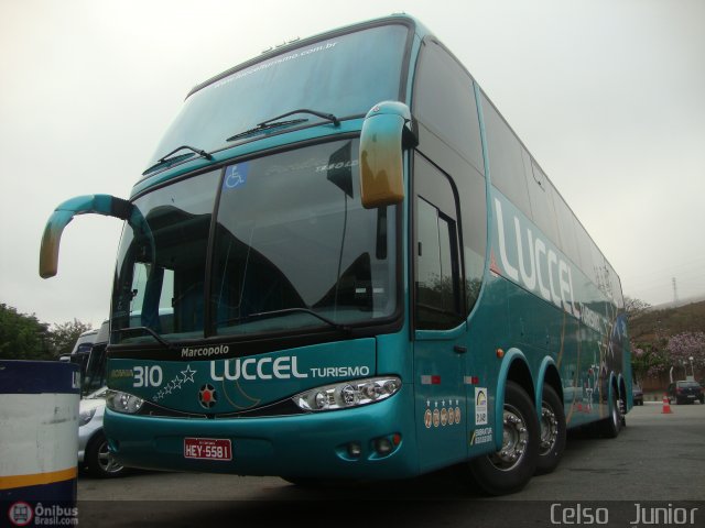 Luccel Transporte e Turismo 310 na cidade de Aparecida, São Paulo, Brasil, por Celso  Junior. Número da foto: #502795.