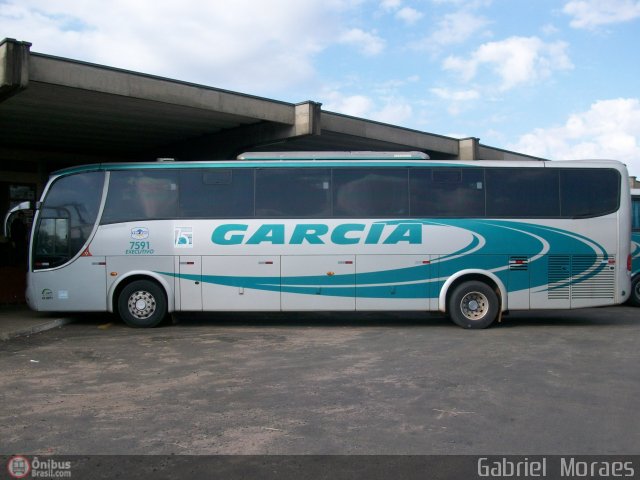 Viação Garcia 7591 na cidade de Loanda, Paraná, Brasil, por Gabriel  Moraes. Número da foto: #502636.