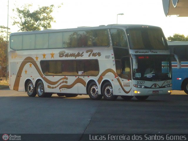 BampiTur - Bampi Transportes e Turismo 0327 na cidade de Palmas, Tocantins, Brasil, por Lucas Ferreira dos Santos Gomes. ID da foto: 503149.