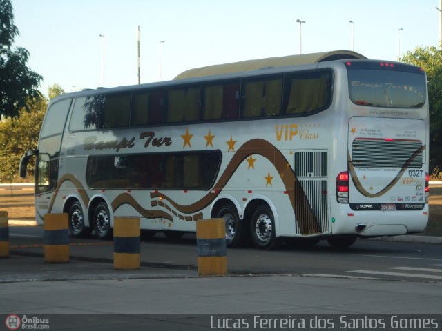 BampiTur - Bampi Transportes e Turismo 0327 na cidade de Palmas, Tocantins, Brasil, por Lucas Ferreira dos Santos Gomes. ID da foto: 503173.