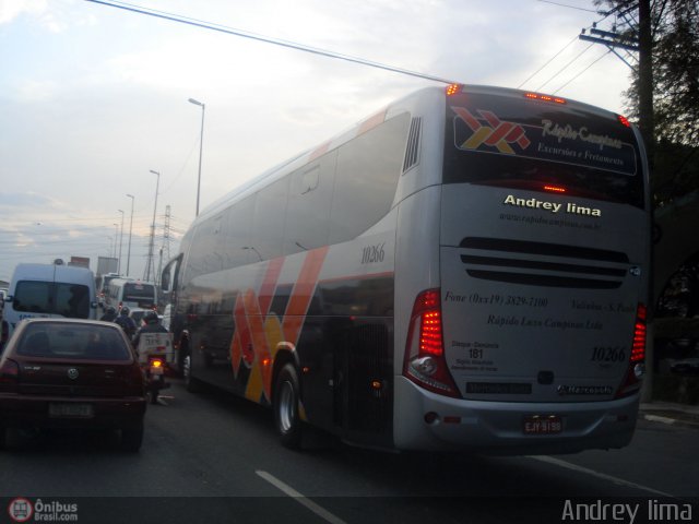 Rápido Campinas 10266 na cidade de São Paulo, São Paulo, Brasil, por Andrey  Lima. Número da foto: #502709.