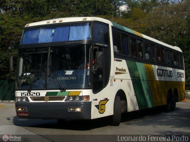 Empresa Gontijo de Transportes 15820 na cidade de São Paulo, São Paulo, Brasil, por Leonardo Ferreira Porto. ID da foto: 503863.