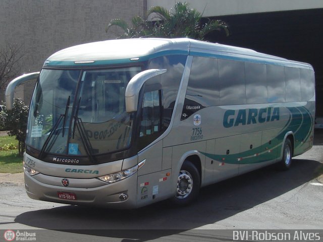 Viação Garcia 7756 na cidade de Apucarana, Paraná, Brasil, por Robson Alves. Número da foto: #503785.