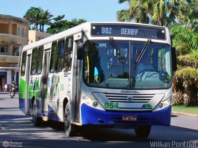 Cidade Alta Transportes 054 na cidade de Olinda, Pernambuco, Brasil, por Willian Pontual. Número da foto: #503586.