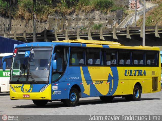 Viação Ultra 2239 na cidade de Santos, São Paulo, Brasil, por Adam Xavier Rodrigues Lima. Número da foto: #503441.