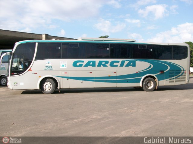 Viação Garcia 7591 na cidade de Loanda, Paraná, Brasil, por Gabriel  Moraes. Número da foto: #503471.