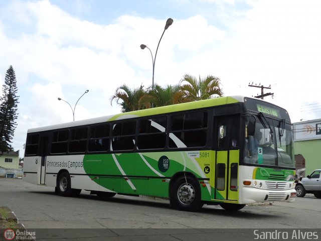 Expresso Princesa dos Campos 5081 na cidade de Jacupiranga, São Paulo, Brasil, por Sandro Alves. ID da foto: 504363.