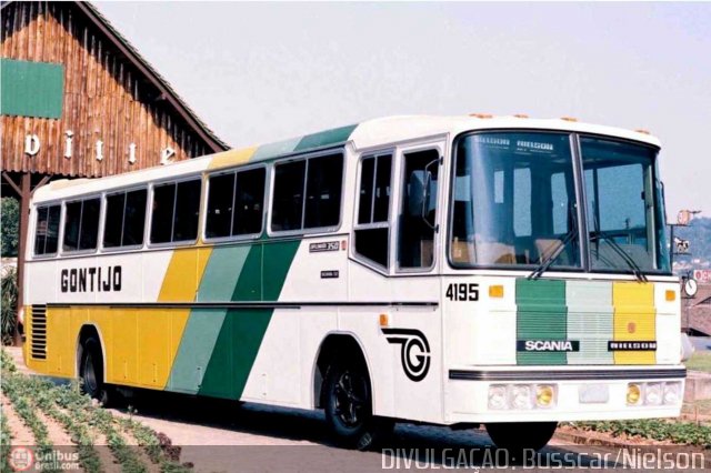 Empresa Gontijo de Transportes 4195 na cidade de Joinville, Santa Catarina, Brasil, por Sérgio Augusto Braga Canuto. Número da foto: #504494.