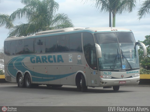 Viação Garcia 7630 na cidade de Londrina, Paraná, Brasil, por Robson Alves. Número da foto: #503831.