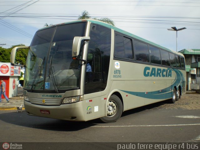 Viação Garcia 6978 na cidade de Presidente Prudente, São Paulo, Brasil, por Paulo J. S. Ferre. Número da foto: #505274.