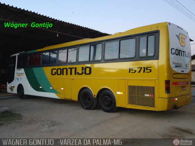 Empresa Gontijo de Transportes 15715 na cidade de Várzea da Palma, Minas Gerais, Brasil, por Wagner Gontijo Várzea da Palma-mg. Número da foto: #504654.