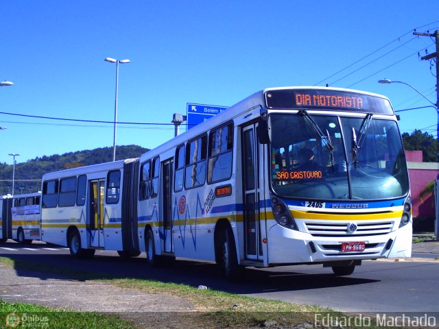 Restinga Transportes Coletivos 2405 na cidade de Porto Alegre, Rio Grande do Sul, Brasil, por Eduardo Machado. ID da foto: 505095.