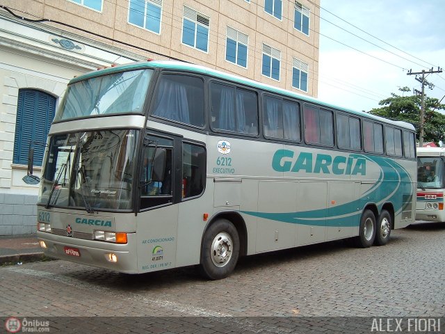 Viação Garcia 6212 na cidade de Campinas, São Paulo, Brasil, por Alex Fiori. ID da foto: 505754.