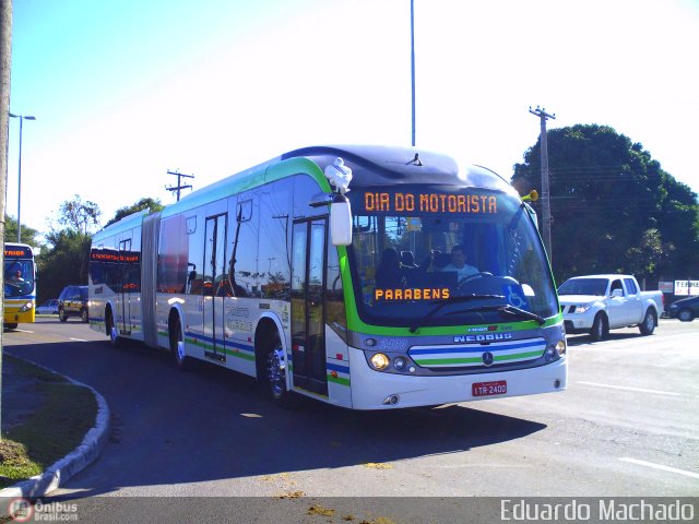 Restinga Transportes Coletivos 2400 na cidade de Porto Alegre, Rio Grande do Sul, Brasil, por Eduardo Machado. ID da foto: 505092.