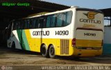 Empresa Gontijo de Transportes 14090 na cidade de Várzea da Palma, Minas Gerais, Brasil, por Wagner Gontijo Várzea da Palma-mg. Número da foto: #:id.