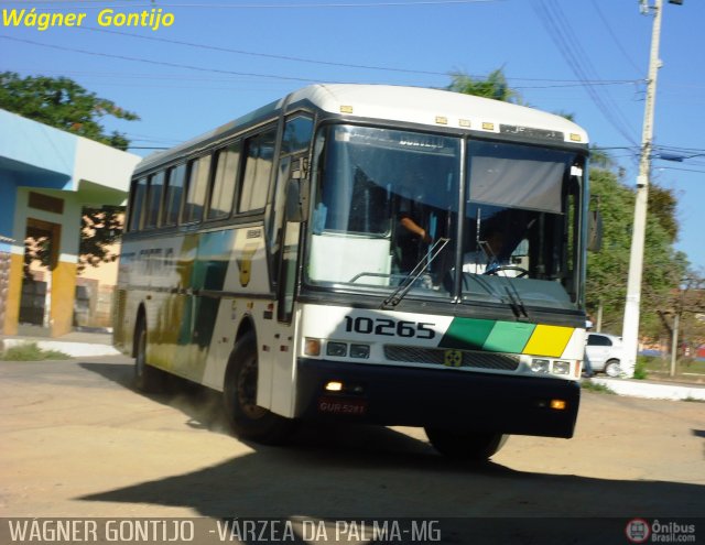 Empresa Gontijo de Transportes 10265 na cidade de Várzea da Palma, Minas Gerais, Brasil, por Wagner Gontijo Várzea da Palma-mg. Número da foto: #506327.
