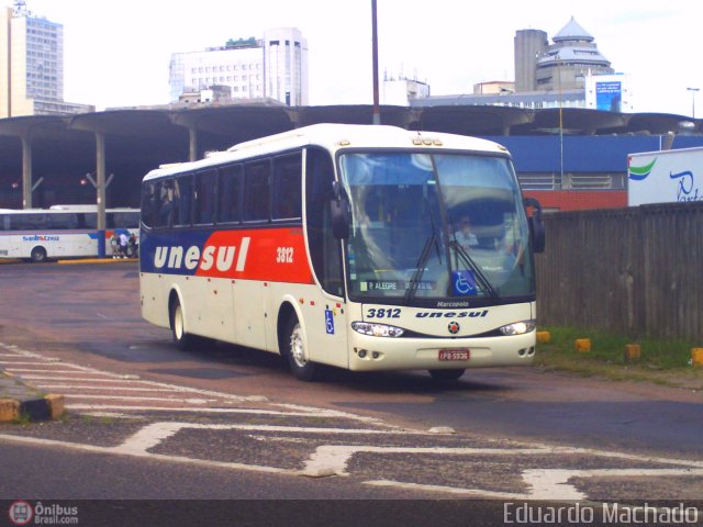 Unesul de Transportes 3812 na cidade de Porto Alegre, Rio Grande do Sul, Brasil, por Eduardo Machado. Número da foto: #506073.