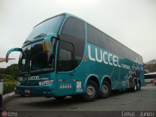 Luccel Transporte e Turismo 310 na cidade de Aparecida, São Paulo, Brasil, por Celso  Junior. Número da foto: #506873.
