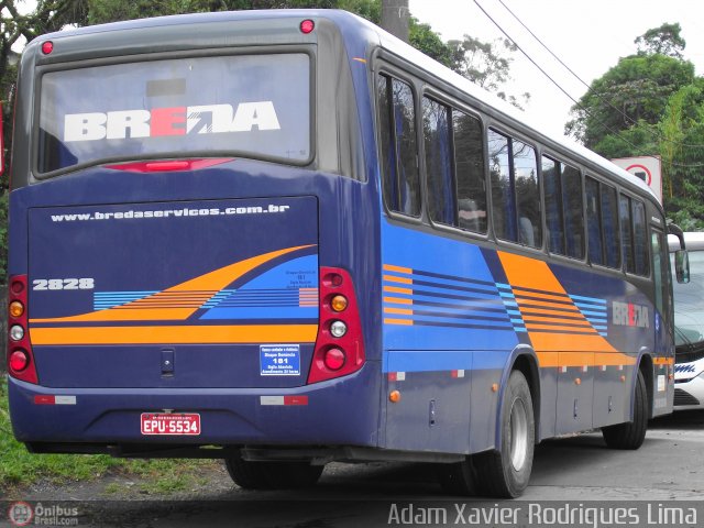 Breda Transportes e Serviços 2828 na cidade de Cubatão, São Paulo, Brasil, por Adam Xavier Rodrigues Lima. ID da foto: 507702.