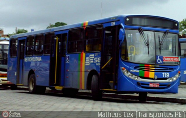 Rodoviária Metropolitana 119 na cidade de Camaragibe, Pernambuco, Brasil, por Matheus Lex. ID da foto: 508430.