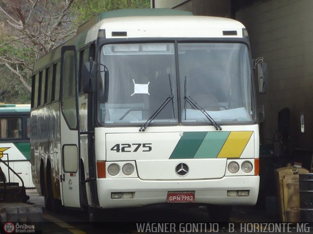 Empresa Gontijo de Transportes 4275 na cidade de Belo Horizonte, Minas Gerais, Brasil, por Wagner Gontijo Várzea da Palma-mg. ID da foto: 510027.