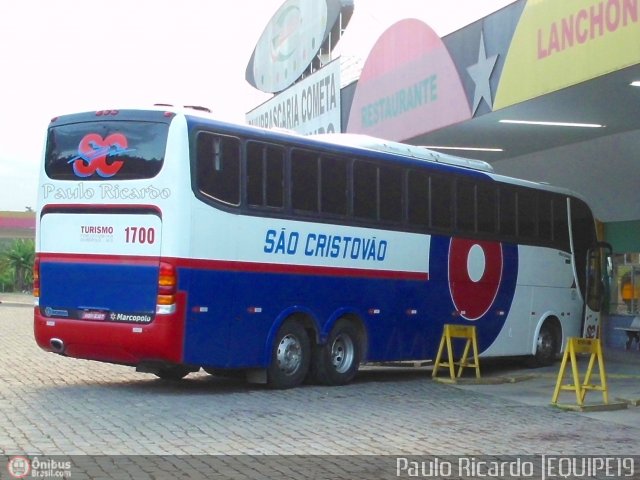 Viação São Cristóvão 1700 na cidade de Camanducaia, Minas Gerais, Brasil, por Paulo Ricardo. ID da foto: 509600.