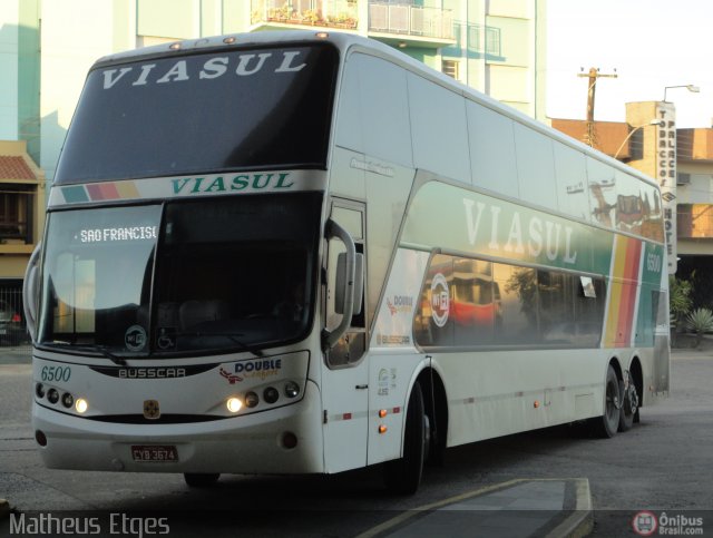 Viasul - Auto Viação Venâncio Aires 6500 na cidade de Santa Cruz do Sul, Rio Grande do Sul, Brasil, por Matheus Etges. Número da foto: #510445.