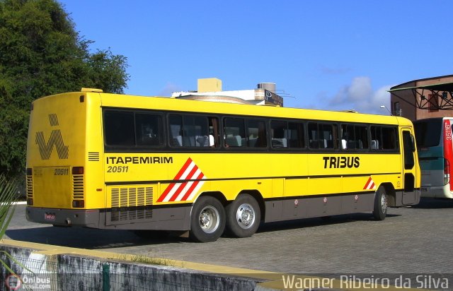 Viação Itapemirim 20511 na cidade de Sobral, Ceará, Brasil, por Wagner Ribeiro da Silva. Número da foto: #510559.