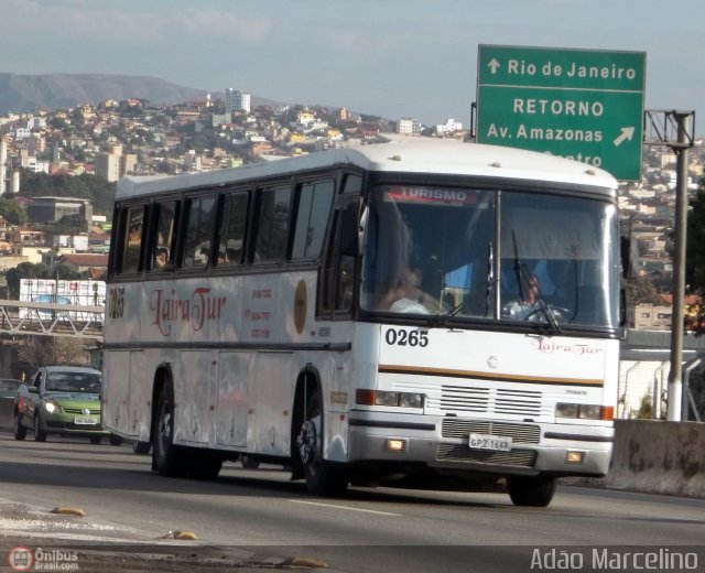 Laira Turismo 0265 na cidade de Belo Horizonte, Minas Gerais, Brasil, por Adão Raimundo Marcelino. ID da foto: 511459.