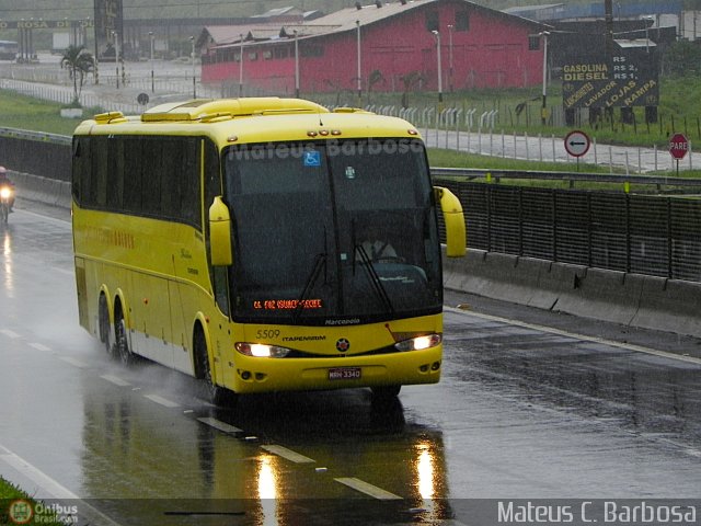 Viação Itapemirim 5509 na cidade de Aparecida, São Paulo, Brasil, por Mateus C. Barbosa. ID da foto: 510165.