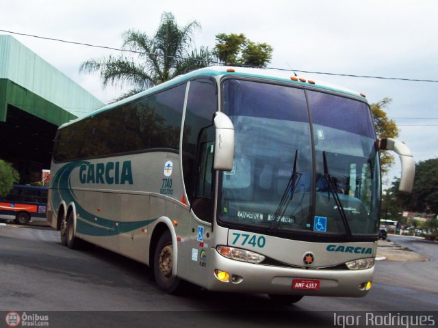 Viação Garcia 7740 na cidade de Bauru, São Paulo, Brasil, por Igor  Rodrigues. ID da foto: 510740.