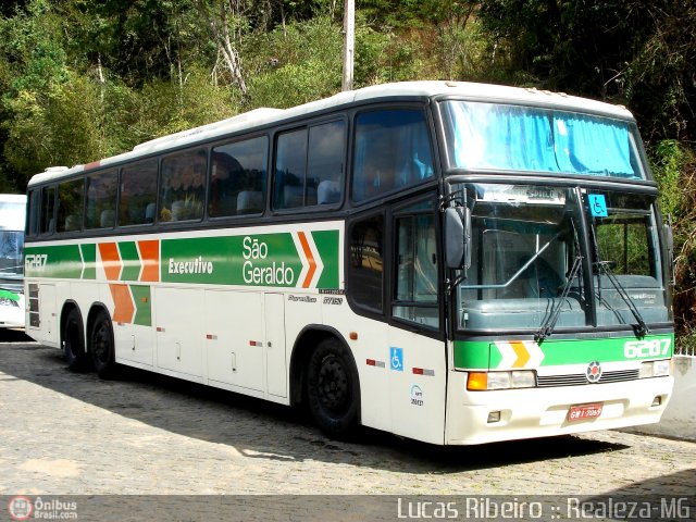 Cia. São Geraldo de Viação 6287 na cidade de Manhuaçu, Minas Gerais, Brasil, por Lucas  Ribeiro. ID da foto: 511136.