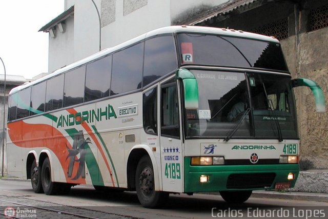 Empresa de Transportes Andorinha 4189 na cidade de Rio de Janeiro, Rio de Janeiro, Brasil, por Carlos Eduardo Lopes. ID da foto: 476724.