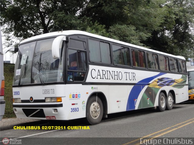 Carinho Tur 3593 na cidade de Curitiba, Paraná, Brasil, por Paulo Roberto Chulis. Número da foto: #475746.
