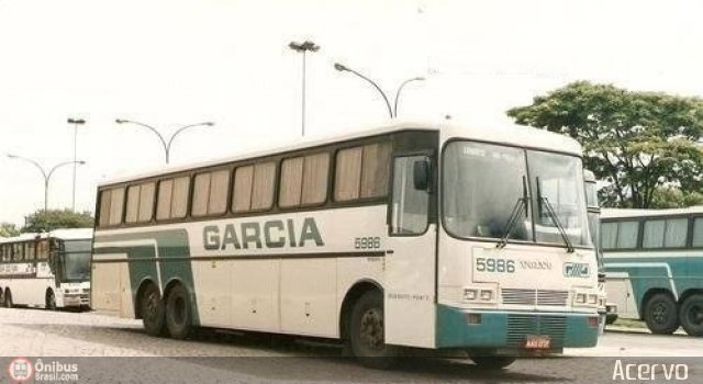Viação Garcia 5986 na cidade de São Paulo, São Paulo, Brasil, por Paulo J. S. Ferre. Número da foto: #476176.