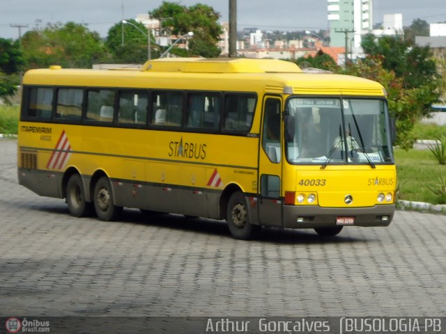 Viação Itapemirim 40033 na cidade de Campina Grande, Paraíba, Brasil, por Arthur  Gonçalves. Número da foto: #512961.