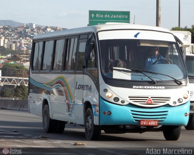 Lorena Turismo 1017 na cidade de Belo Horizonte, Minas Gerais, Brasil, por Adão Raimundo Marcelino. ID da foto: 513049.