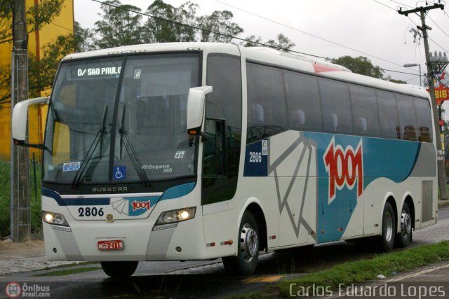 Auto Viação 1001 2806 na cidade de Resende, Rio de Janeiro, Brasil, por Carlos Eduardo Lopes. ID da foto: 511828.