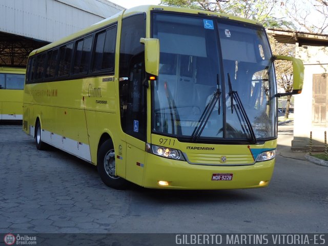 Viação Itapemirim 9711 na cidade de Vitória, Espírito Santo, Brasil, por Gilberto Martins. Número da foto: #511988.