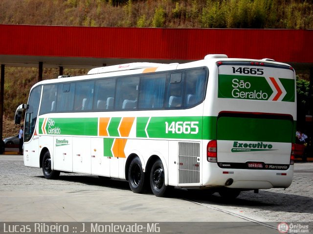 Cia. São Geraldo de Viação 14665 na cidade de João Monlevade, Minas Gerais, Brasil, por Lucas  Ribeiro. Número da foto: #512018.