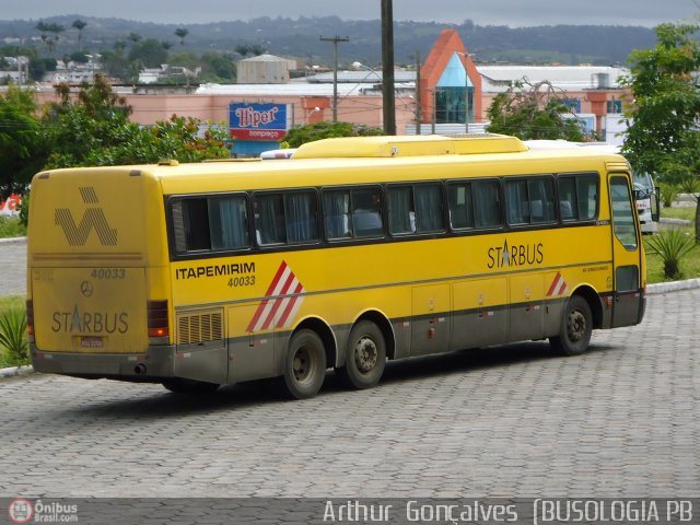 Viação Itapemirim 40033 na cidade de Campina Grande, Paraíba, Brasil, por Arthur  Gonçalves. ID da foto: 512910.