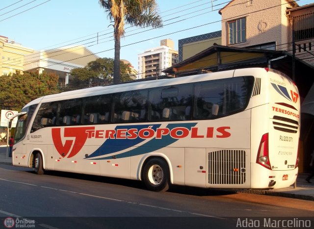 Viação Teresópolis RJ 203.071 na cidade de Belo Horizonte, Minas Gerais, Brasil, por Adão Raimundo Marcelino. Número da foto: #514657.