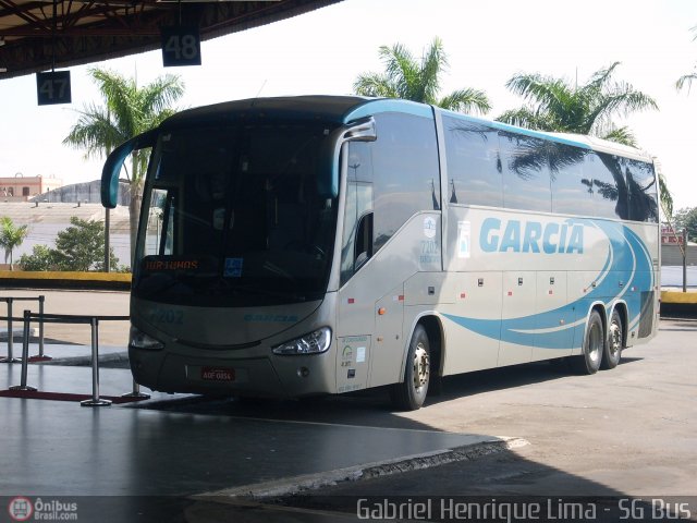 Viação Garcia 7202 na cidade de Londrina, Paraná, Brasil, por Gabriel Henrique Lima. ID da foto: 477227.