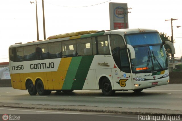 Empresa Gontijo de Transportes 17350 na cidade de Betim, Minas Gerais, Brasil, por Rodrigo Miguel. ID da foto: 477282.